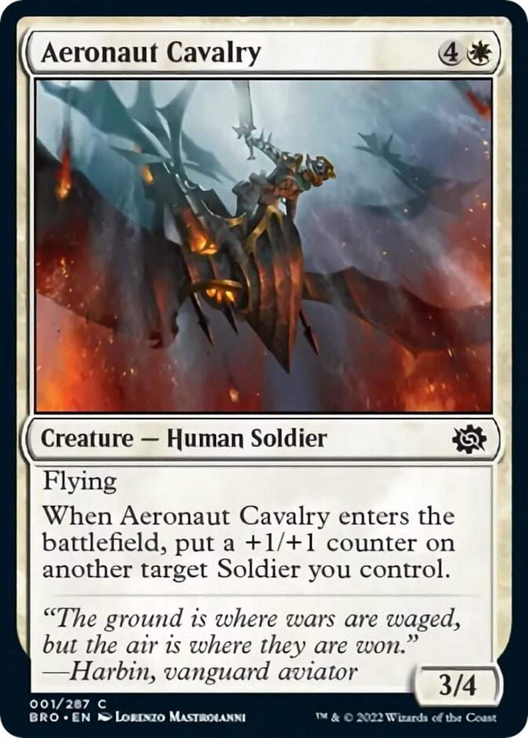Image for Aeronaut Cavalry (1) (The Brothers' War) - Magic: The Gathering