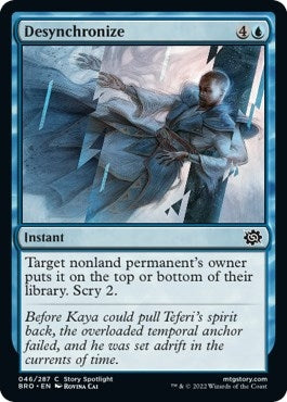 Image for Desynchronize (46) (The Brothers' War) - Magic: The Gathering