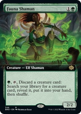 Image for Fauna Shaman (Extended Art) (346) (The Brothers' War) - Magic: The Gathering