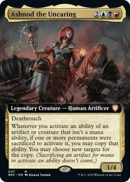 Image for Ashnod the Uncaring (Extended Art) (47) (The Brothers' War) - Magic: The Gathering