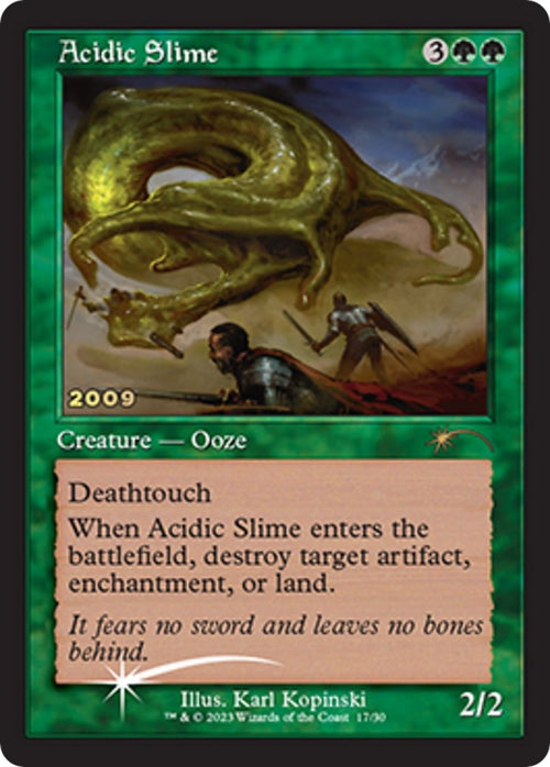 Image for Acidic Slime (17) (30th Anniversary Promos) - Magic: The Gathering