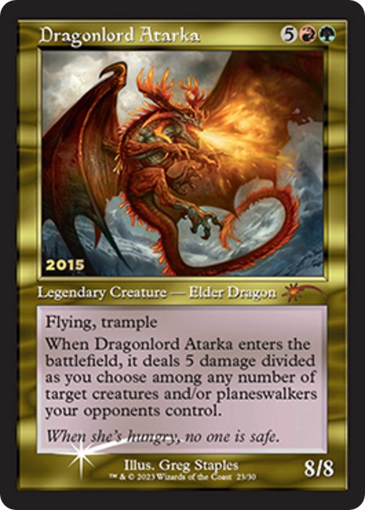 Image for Dragonlord Atarka (23) (30th Anniversary Promos) - Magic: The Gathering