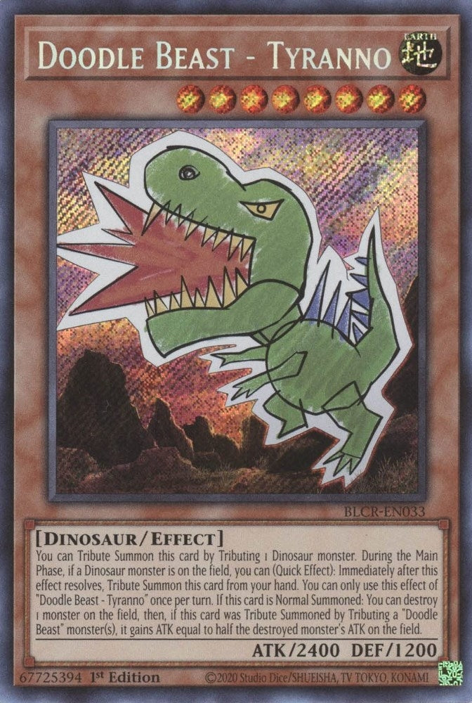 Image for Doodle Beast - Tyranno (BLCR-EN033) (BLCR) - YuGiOh