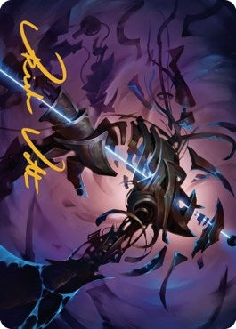 Image for Defabricate Art Card (Gold-Stamped Signature) (9) (The Brothers' War) - Magic: The Gathering