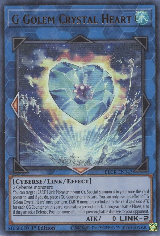 Image for G Golem Crystal Heart (BLCR-EN042) (BLCR) - YuGiOh
