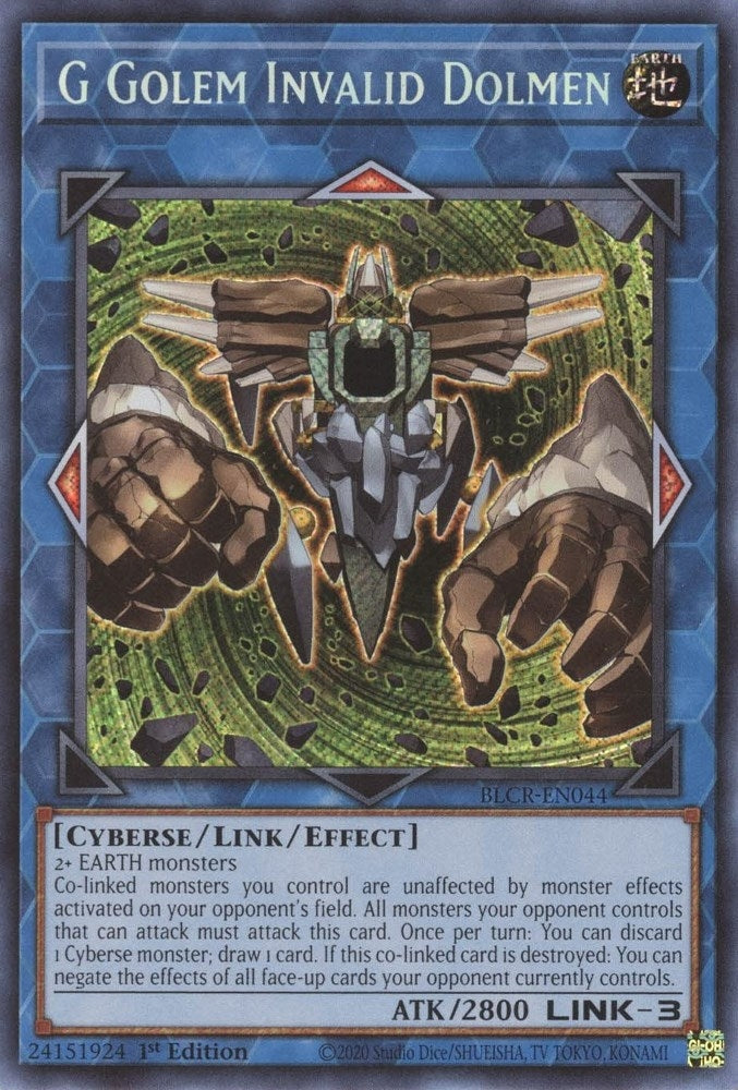 Image for G Golem Invalid Dolmen (BLCR-EN044) (BLCR) - YuGiOh