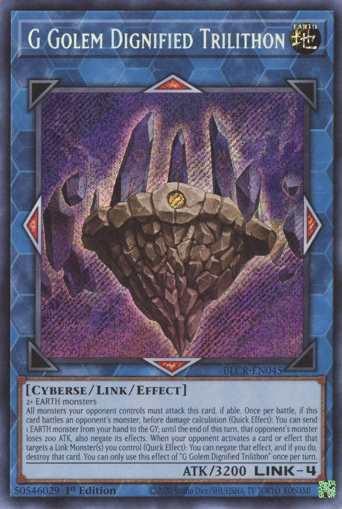 Image for G Golem Dignified Trilithon (BLCR-EN045) (BLCR) - YuGiOh