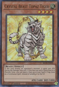 Image for Crystal Beast Topaz Tiger (BLCR-EN050) (BLCR) - YuGiOh