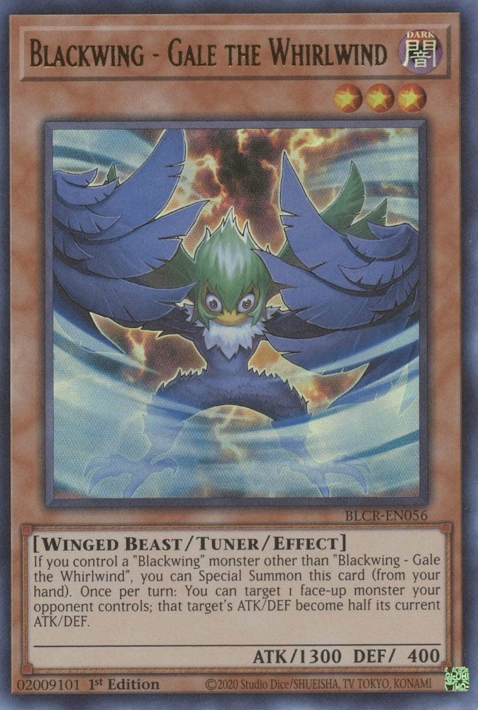 Image for Blackwing - Gale the Whirlwind (BLCR-EN056) (BLCR) - YuGiOh