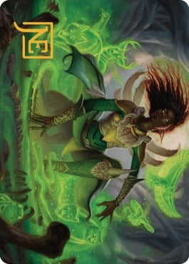 Image for Fauna Shaman Art Card (Gold-Stamped Signature) (24) (The Brothers' War) - Magic: The Gathering
