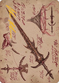 Image for Blackblade Reforged Art Card (Gold-Stamped Signature) (56) (The Brothers' War) - Magic: The Gathering