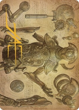 Image for Foundry Inspector Art Card (Gold-Stamped Signature) (59) (The Brothers' War) - Magic: The Gathering