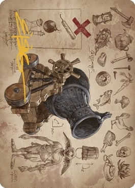 Image for Goblin Charbelcher Art Card (Gold-Stamped Signature) (60) (The Brothers' War) - Magic: The Gathering