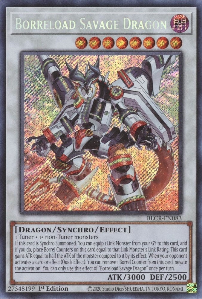 Image for Borreload Savage Dragon (BLCR-EN083) (BLCR) - YuGiOh