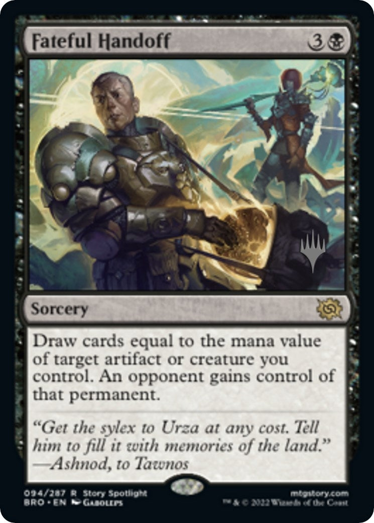 Image for Fateful Handoff (94) (The Brothers' War) - Magic: The Gathering