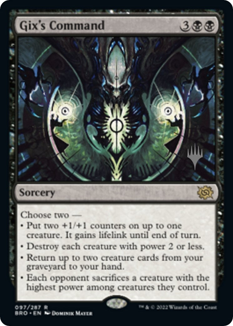 Image for Gix's Command (97) (The Brothers' War) - Magic: The Gathering