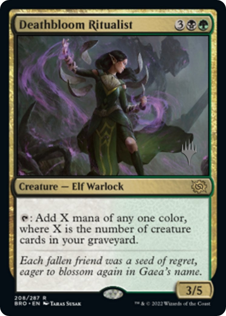 Image for Deathbloom Ritualist (208) (The Brothers' War) - Magic: The Gathering