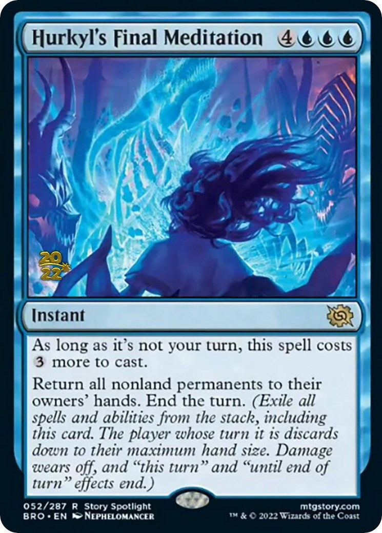 Image for Hurkyl's Final Meditation (52) (Prerelease Cards) - Magic: The Gathering