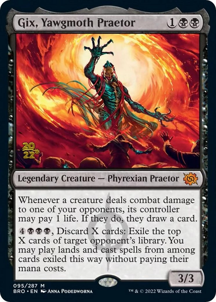 Image for Gix, Yawgmoth Praetor (95) (Prerelease Cards) - Magic: The Gathering