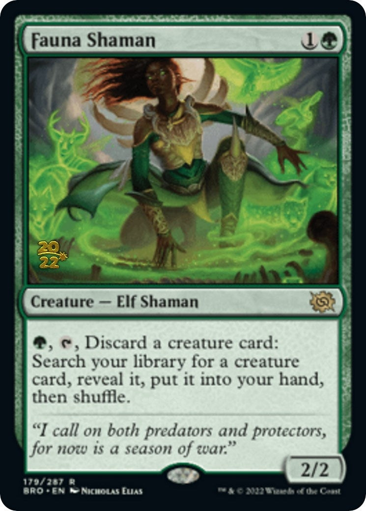 Image for Fauna Shaman (179) (Prerelease Cards) - Magic: The Gathering