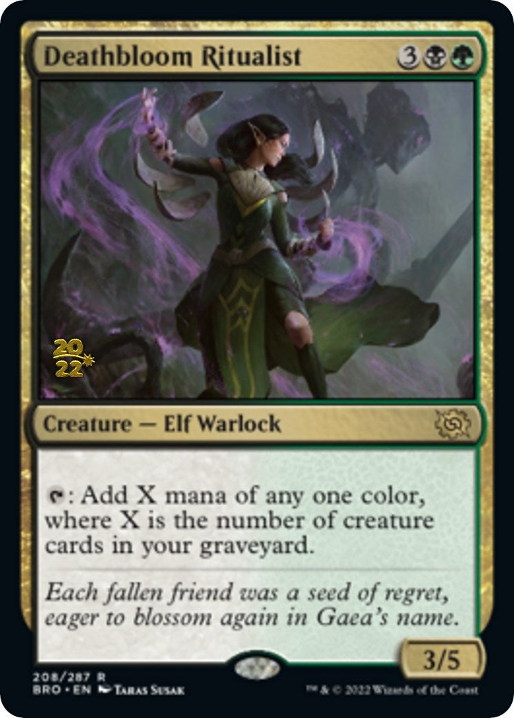 Image for Deathbloom Ritualist (208) (Prerelease Cards) - Magic: The Gathering
