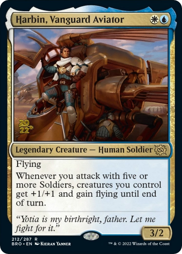 Image for Harbin, Vanguard Aviator (212) (Prerelease Cards) - Magic: The Gathering
