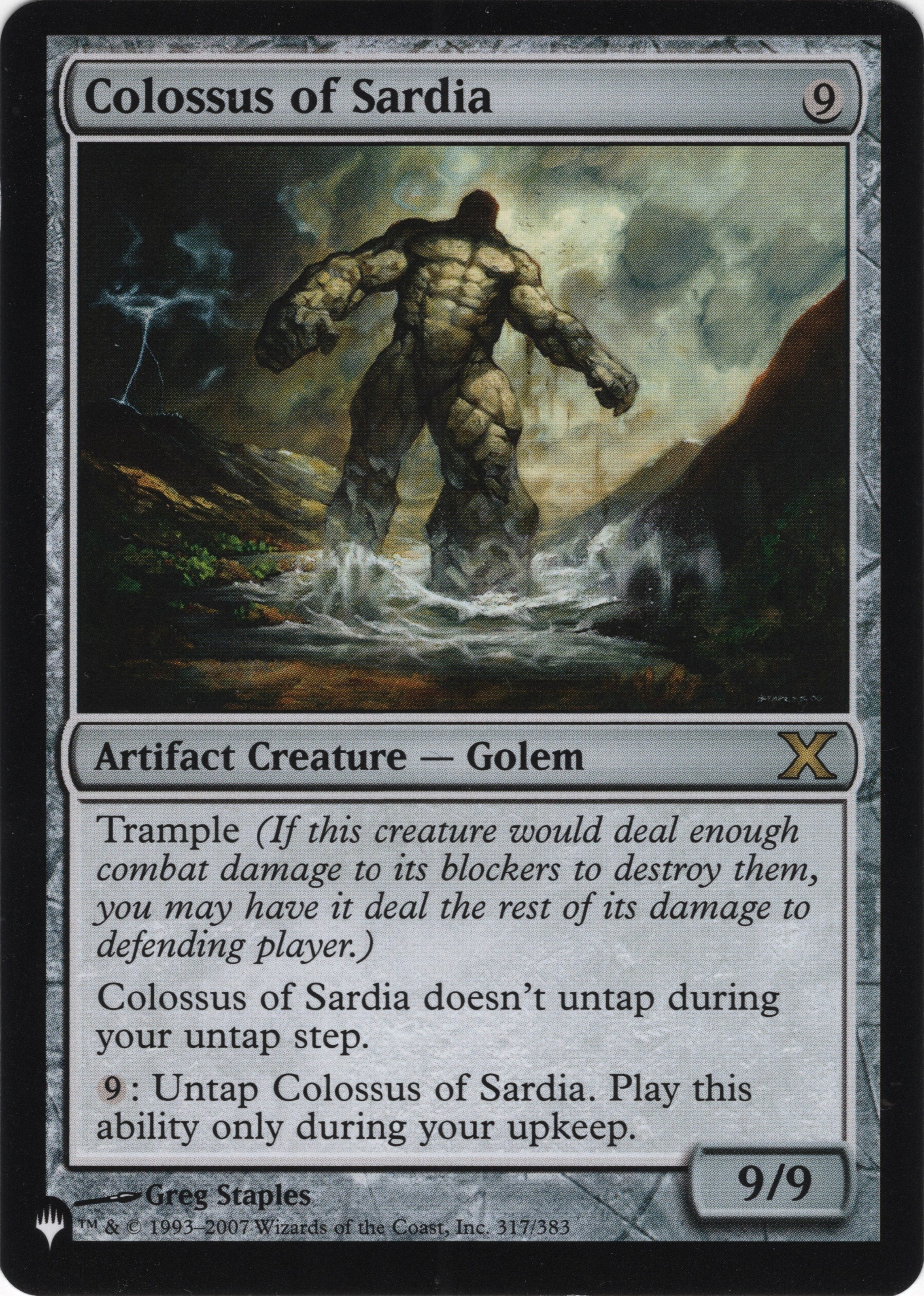 Image for Colossus of Sardia (317/383) (The List Reprints) - Magic: The Gathering