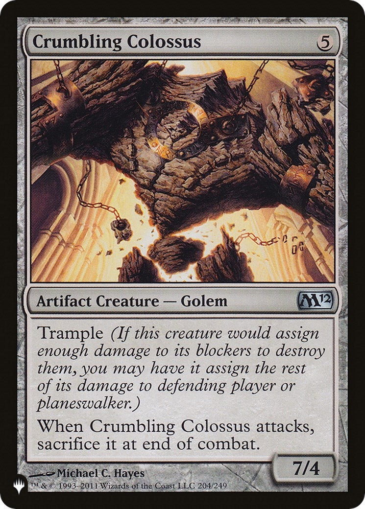 Image for Crumbling Colossus (204/249) (The List Reprints) - Magic: The Gathering
