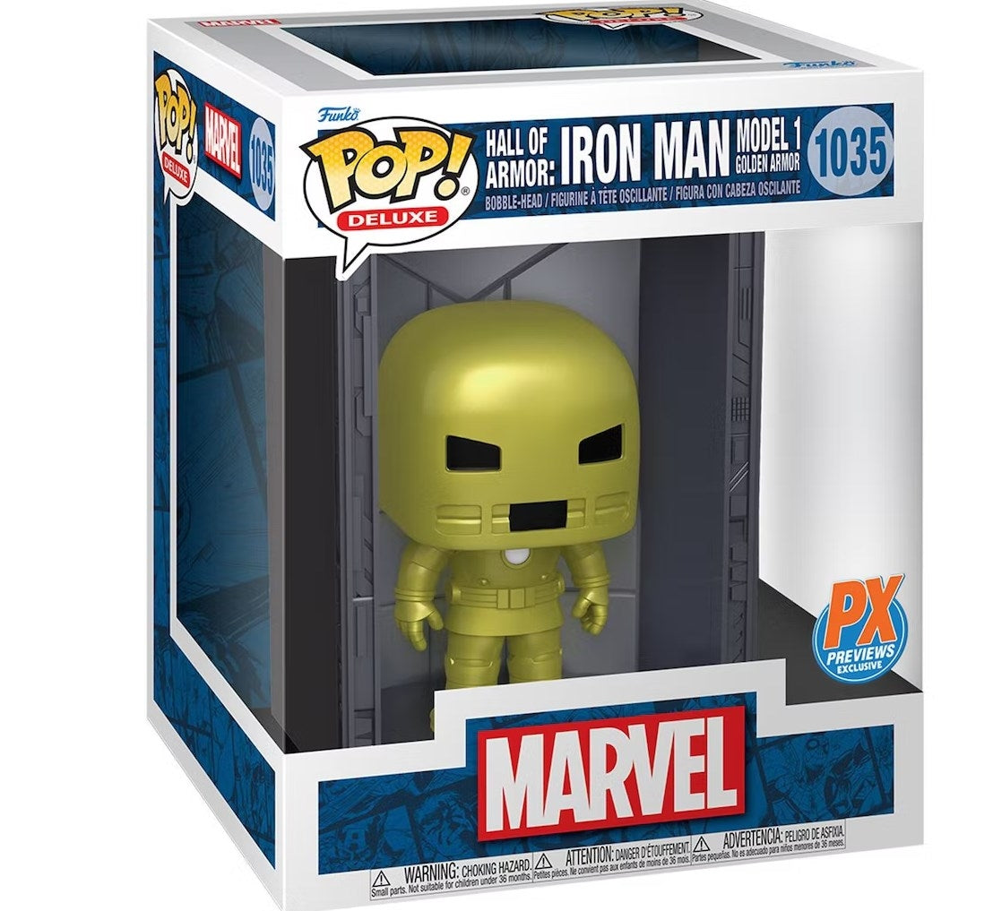Image for Marvel: Hall of Armor: Iron Man Model 1 Golden Armor - Funko