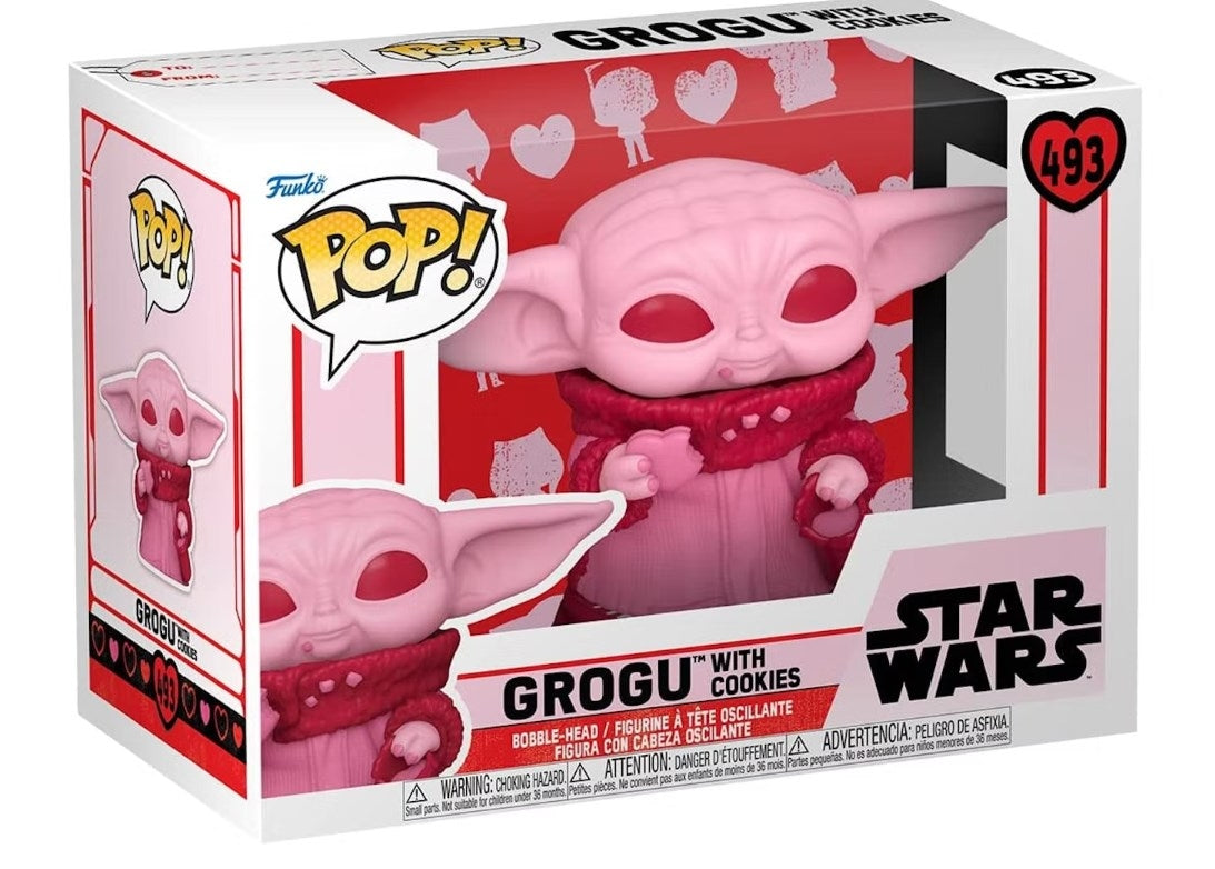 Image for The Mandalorian: Grogu w/ Cookies (Valentines) - Funko