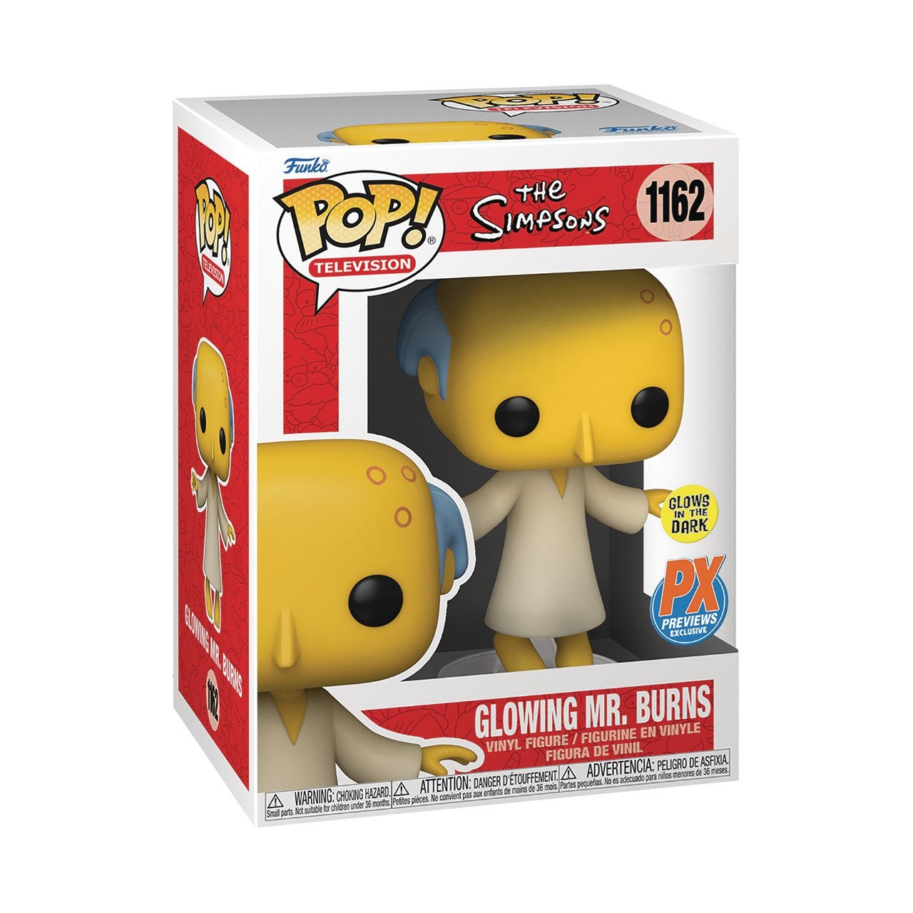 Image for The Simpsons: Glowing Mr. Burns (Glow in the Dark) - Funko