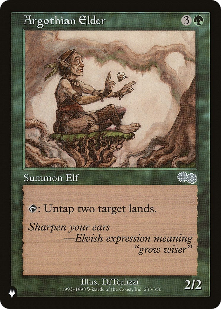 Image for Argothian Elder (233/350) (The List Reprints) - Magic: The Gathering