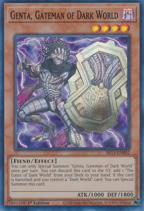 Image for Genta, Gateman of Dark World (SR13-EN002) (SR13) - YuGiOh