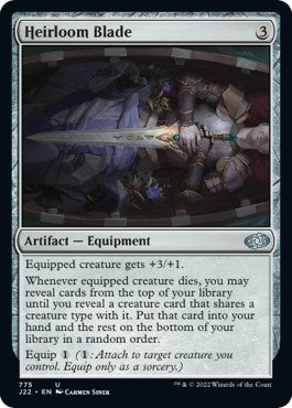 Image for Heirloom Blade (775) (Jumpstart 2022) - Magic: The Gathering
