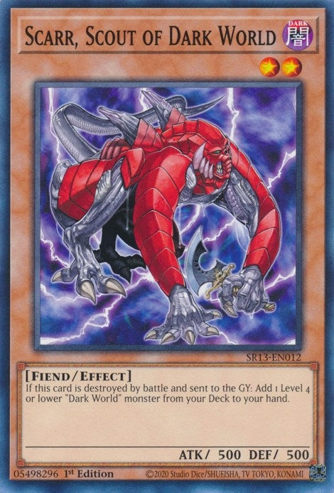 Image for Scarr, Scout of Dark World (SR13-EN012) (SR13) - YuGiOh