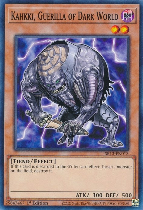 Image for Kahkki, Guerilla of Dark World (SR13-EN013) (SR13) - YuGiOh