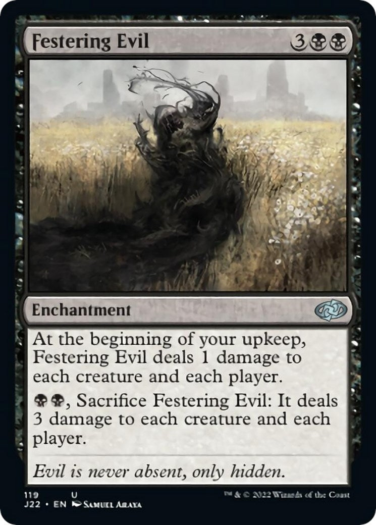 Image for Festering Evil (119) (Jumpstart 2022) - Magic: The Gathering
