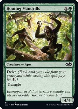 Image for Hooting Mandrills (671) (Jumpstart 2022) - Magic: The Gathering