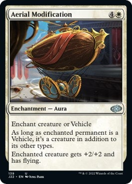 Image for Aerial Modification (139) (Jumpstart 2022) - Magic: The Gathering