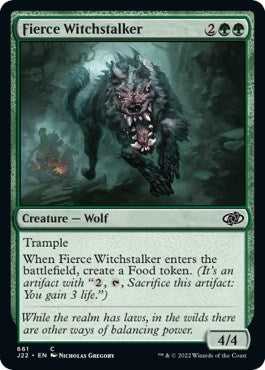 Image for Fierce Witchstalker (661) (Jumpstart 2022) - Magic: The Gathering