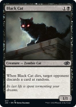Image for Black Cat (377) (Jumpstart 2022) - Magic: The Gathering
