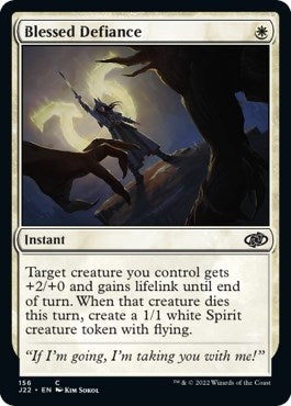 Image for Blessed Defiance (156) (Jumpstart 2022) - Magic: The Gathering