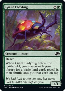 Image for Giant Ladybug (39) (Jumpstart 2022) - Magic: The Gathering