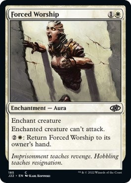Image for Forced Worship (185) (Jumpstart 2022) - Magic: The Gathering