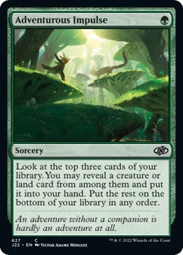 Image for Adventurous Impulse (627) (Jumpstart 2022) - Magic: The Gathering