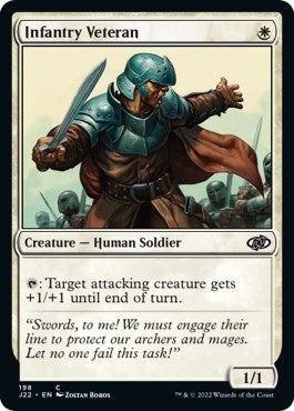 Image for Infantry Veteran (198) (Jumpstart 2022) - Magic: The Gathering