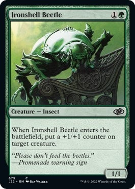 Image for Ironshell Beetle (679) (Jumpstart 2022) - Magic: The Gathering