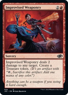 Image for Improvised Weaponry (558) (Jumpstart 2022) - Magic: The Gathering