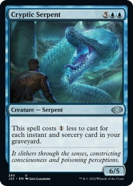 Image for Cryptic Serpent (285) (Jumpstart 2022) - Magic: The Gathering