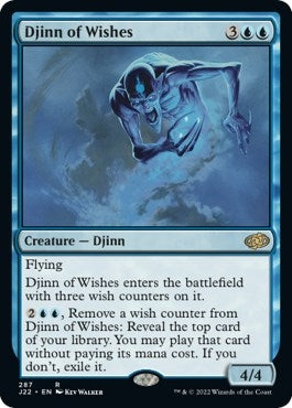 Image for Djinn of Wishes (287) (Jumpstart 2022) - Magic: The Gathering